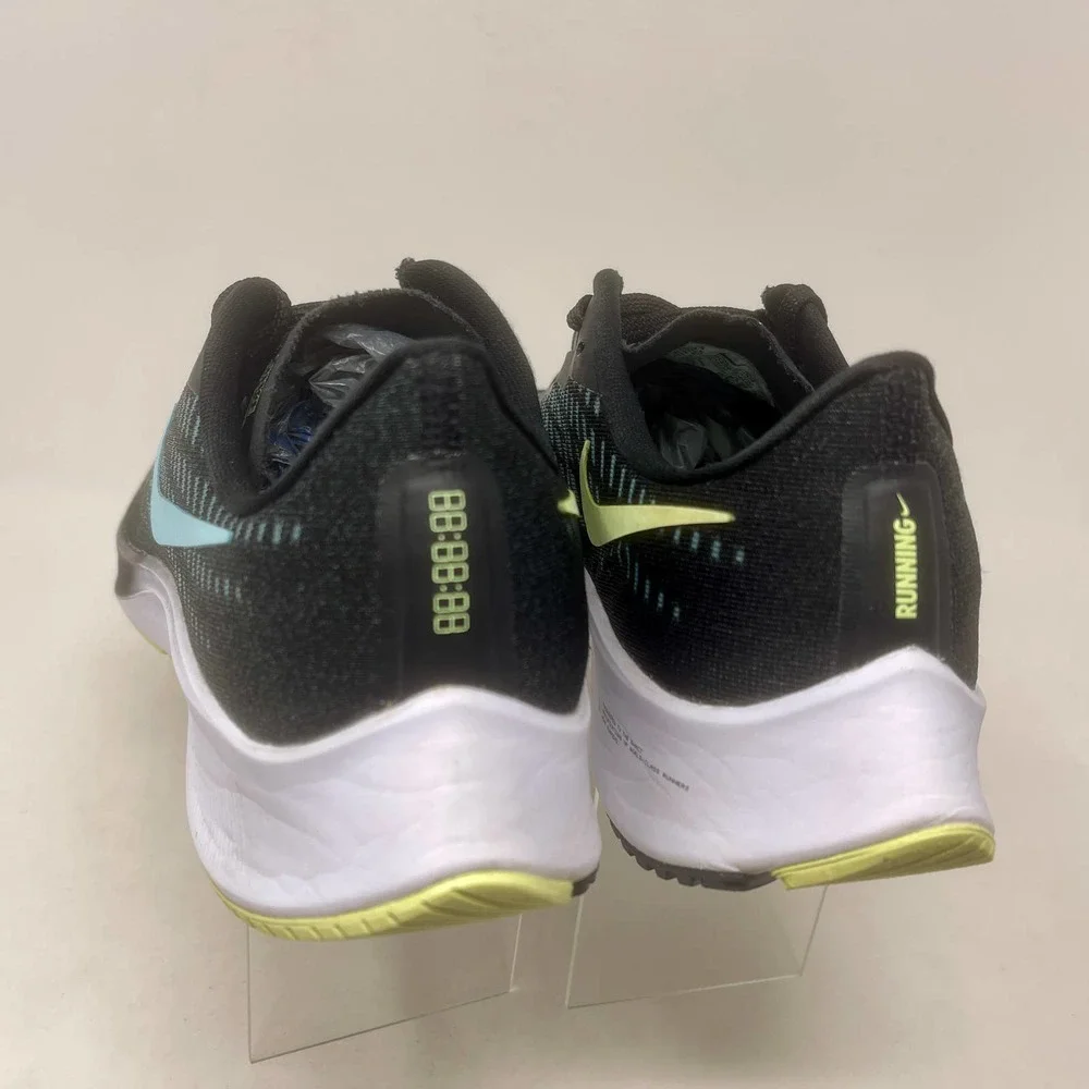 Nike Zoom Air Pegasus 37 Run Shoes Womens 10 1/2 Black Blue 574:I.8.5